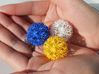 DANDELION NYLON earrings or pendant top 3d printed 