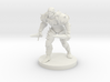 Warforged Barbarian with Two Swords Spiked Armor 3d printed 