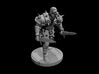 Warforged Barbarian with Xenomorph Head 3d printed 