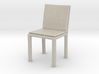 Modern Miniature 1:24 Chair 3d printed 