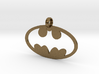 Batman necklace charm 3d printed 