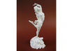 9 inches tall- FlowerDancer-TimKing 3d printed Artist Proof. 3D print- 9 inch tall ballerina, hollow base