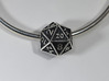 D20 Dungeons and Dragons D&D Bead 3d printed Dungeons and Dragons D&D D20 Pandora Compatible Bead