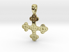Byzantine Cross Pendant 3d printed 