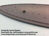 Foot Rails 72nd Elco 80' PT Boat 3d printed 