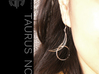 Taurus Earrings  3d printed 