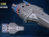Valkyrie Class Command Carrier 5.1" long reworked 3d printed 