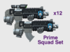 12x Neptune Spears: Mixed Primefire Squad Set 3d printed 