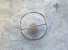 Saturnalis Radiolaria Pendant - Science Jewelry 3d printed Saturnalis pendant in sterling silver