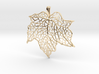 Maple Leaf Pendant with Bail 3d printed 