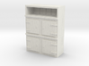 Wooden Cabinet 1/24 3d printed 
