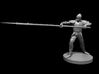 Human Armored Fighter with Lance 3d printed 