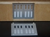HO-Scale PC&F Replacement Doors 3d printed Production Sample & PC&F Car Side (Not Included)