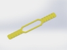 Simple & Lightweight Mask Holder 3d printed Simple & Lightweight Mask Holder - Yellow
