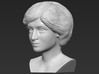 Princess Diana bust 3d printed 