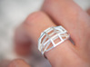 iXi Basic Geometry Ring Size 4.75 3d printed 