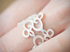 Womens Ring - Organic Filigree Vine Ring - iXi Des 3d printed 