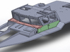 Riverine Command Boat Cabin Lower Add-On Armor 3d printed 