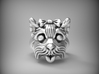 "Yorkie with bow" cutest ring, size 6 3/4 3d printed 