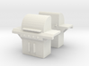 Barbecue BBQ Grill (x2) 1/64 3d printed 