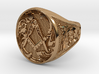 Masonic Signet Ring 3d printed 