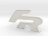 Facelift Front Grill S Badge FR Logo - Unfilled 3d printed 