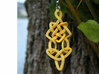 Earring Trefoil 3d printed 