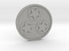 Three of Pentacles Coin 3d printed 
