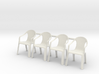 Plastic Chair 01 . 1:35 Scale 3d printed 