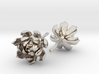 Echeveria Succulent Earrings 3d printed 