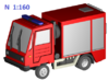 Multicar Feuerwehr  (N-Scale - 1:160) 3d printed 