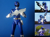 Foam Gun - Blue Ranger 3d printed 
