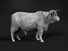 Highland Cattle 1:48 Standing Male 3d printed 