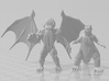 Cthulhu kaiju monster 70mm miniature game fantasy 3d printed 