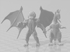 Cthulhu kaiju monster 70mm miniature game fantasy 3d printed 