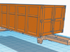 1/87th 10 foot Roll off type Dumpster 3d printed shown on truck body, available separately