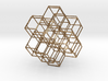 Rhombic Dodecahedral Lattice 3d printed 