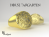 Size 9 Targaryen Ring 3d printed 