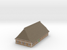 1/300 North German Timberframe Farm House - Brick 3d printed 