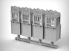 Carnival Ticket Booth 01. 1:87 Scale (HO) x4 Units 3d printed 