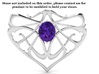 Art Nouveau Inspired Pendant  3d printed No Stones come with this order