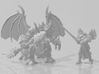 Mannoroth Pit Lord miniature fantasy games DnD rpg 3d printed 