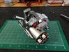 FA10001 Engine for Tamiya Wild One, FAV 3d printed Painted engine fitted to a Tamiya Wild One gear box with optional exhaust, sold separately.