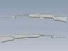 1/12 scale SKS Type 45 rifles & bayo expanded x 5 3d printed 