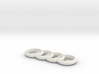 Audi 4 Ringe Anhaenger / Keychains 3d printed 