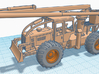 1/87th Skidder Off Road Utility Bucket vehicle 3d printed with wheels, not included