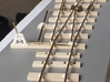 7/8" Scale Dinorwic Stub Point Chairs 1 in 8 3d printed Photo is of a 1 in 6 turnout. Rails, brass, wood, point lever base and crossing lever pivot casting not included