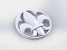 Fleur-de-lis Token 1" 3d printed 3D render