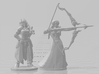 Zelda with sword 1/60 miniature for fantasy games  3d printed 