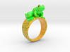 Frog ring size 9 3d printed 